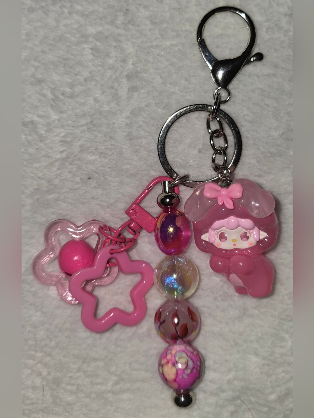 Pink Keychain/Bag Charm - BB3
